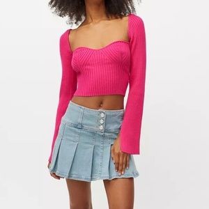 UO Juliet Portrait Neck Sweater
